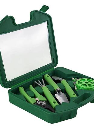 Портативный набор садовых инструментов gardenia 5 в 1, в кейсе-1750t