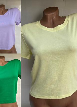 Футболка топ вкорочена