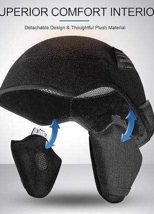 Сноубордический шлем odoland, лыжный шлем с лыжными очками для взрослых, размер s3 фото
