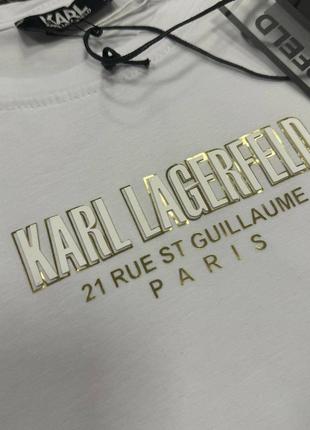 Женская футболка karl lagerfeld6 фото