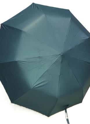 Зонт женский опаловый-зеленый 9 спиц "анти ветер"2 фото