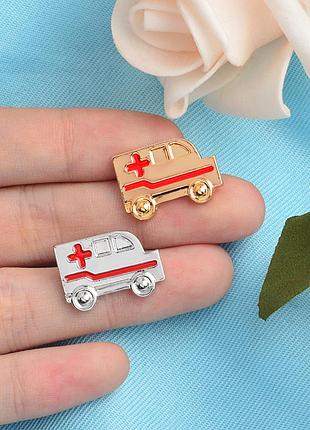 Брошь медицинская «скорая помощь»