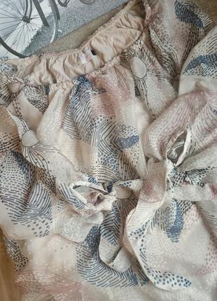 Блуза розлітайка renee натуральний состав віскоза шовк8 фото