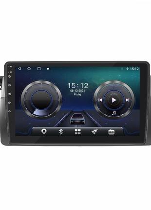 Штатна магнітола lesko для bmw 3 серии iv (e46) рестайлинг 2001-2007 екран 9" 4/64gb 4g wi-fi gps top