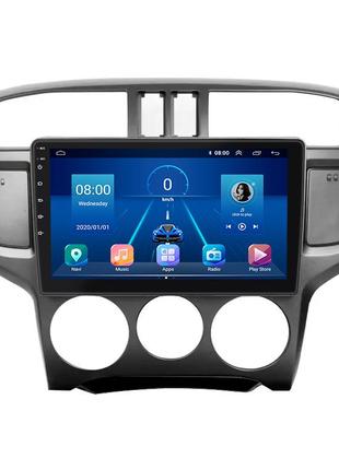 Штатна магнітола lesko для hyundai matrix i рестайлинг 2005-2008 екран 9" 4/64gb 4g wi-fi gps top