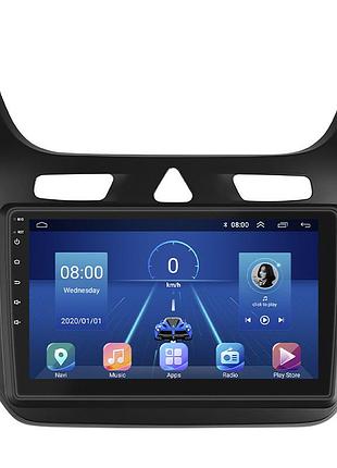 Штатна магнітола lesko для chevrolet cobalt ii 2011-2016 екран 9" 4/32gb 4g wi-fi gps top