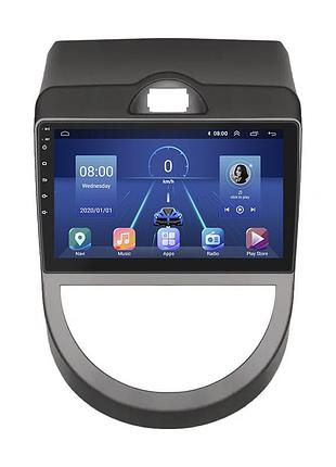 Штатная магнитола lesko для kia soul i 2008-2011 экран 9" 2/32gb 4g wi-fi gps top