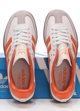 Adidas samba og crystal white orange.3 фото