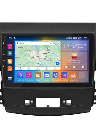 Штатна магнітола lesko для peugeot 4007 2007-2012 екран 9" 2/32gb carplay 4g wi-fi gps prime