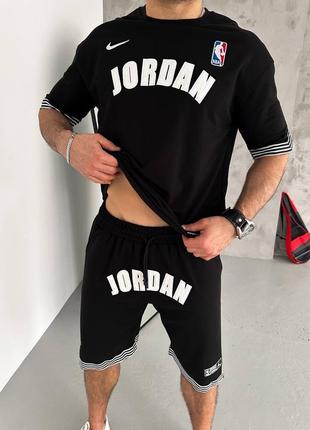 Мужской костюм jordan nike/футболка-шорты3 фото