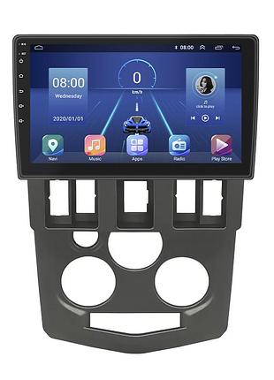 Штатна магнітола lesko для renault logan i 2004-2009 екран 9" 2/32gb 4g wi-fi gps top