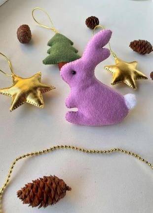 Новорічний набір + зайчик