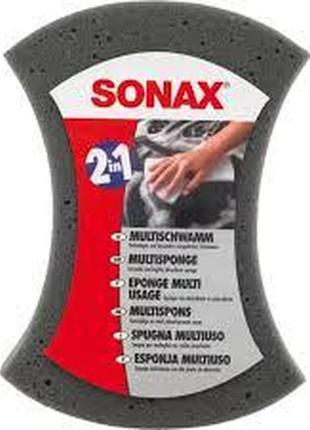 Багатоцільова двостороння губка sonax multischwamm (428000)1 фото