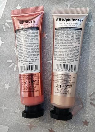 Хайлайтер lamel bb highlighter + bb blush румяна2 фото