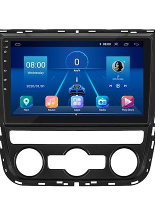 Штатна магнітола lesko для volkswagen scirocco iii 2008-2014 екран 9" 4/64gb 4g wi-fi gps top