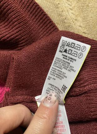 Теплая водолазка кофта под шею большого размера батал marks &amp; spencer, xxxl 56-60р4 фото