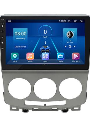 Штатна магнітола lesko для mazda premacy ii (cr) рестайлинг 2007-2010 екран 9" 2/32gb 4g wi-fi gps top