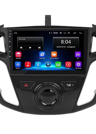 Штатная магнитола lesko для ford focus iii рестайлинг 2014-2019 экран 9" 2/32gb wi-fi gps base
