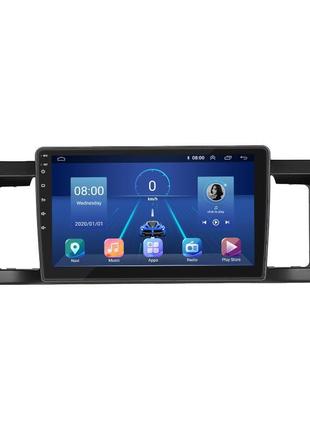 Штатна магнітола lesko для geely fc (vision) 2006-2011 екран 9" 4/64gb 4g wi-fi gps top