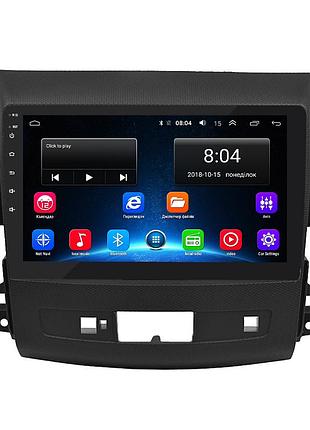Штатна магнітола lesko для peugeot 4007 2007-2012 екран 9" 2/32gb wi-fi gps base