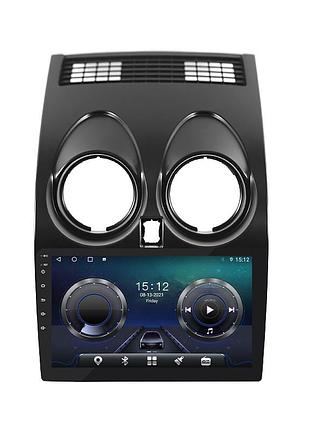 Штатна магнітола lesko для nissan qashqai i рестайлинг 2010-2013 екран 9" 4/64gb 4g wi-fi gps top