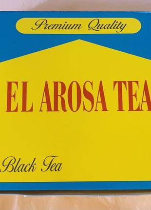 Чай египетский чёрный мелкого помола el arosa tea 100 пакетиков premium black tea