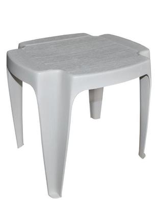 Стіл пластиковий sumatra антрацит 138x80x72 італія