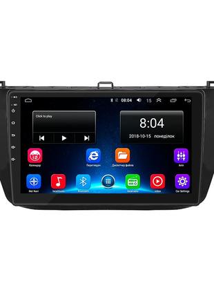 Штатна магнітола lesko для volkswagen tiguan ii рестайлинг 2020-н.в. екран 10" 2/32gb wi-fi gps base