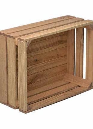 Дерев'яний ящик naturwood (40х30х17 см)2 фото