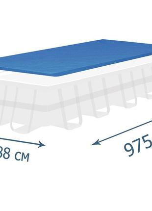 Тент-чохол для каркасного басейну inpool 33019, 975 х 488 см