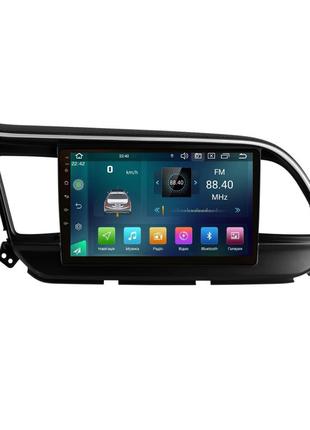 Android магнітола cyclone c9-007 4+64gb. dsp. carplay. 4g hyundai elantra 2016-2020 з малим екраном