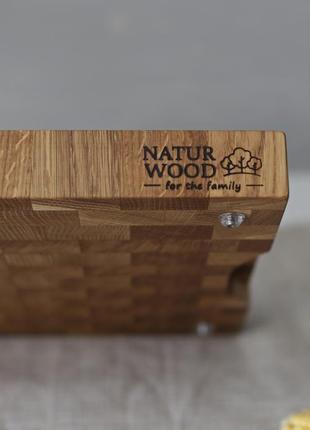 Кухонна дошка  naturwood із дуба , 40х30х4 см4 фото