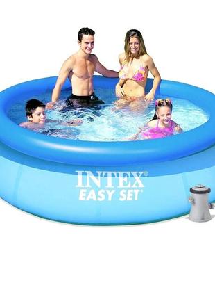 Надувний басейн intex 28112, 244 х 76 см (1250 л/год)