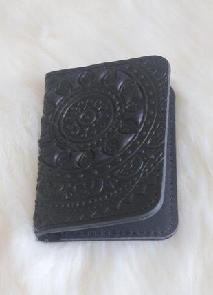Обкладинка для id паспорта "мандала" чорний гранд презент 09-м...