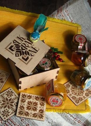 Подарунковий набір меду ukraine #24 фото