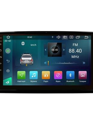 Android магнітола cyclone c9-003. 3+32gb. dsp. carplay mercedes m-class w164 2005-2011з підсилювачем звуку d2b