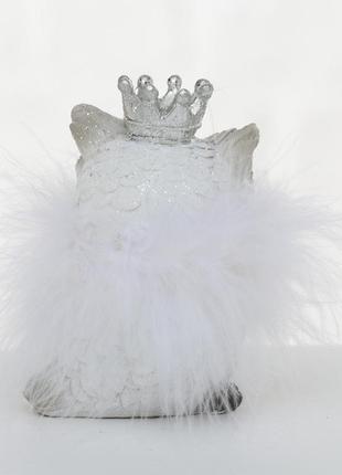 Статуетка сова корона полімер h11см гранд презент 10165013 фото