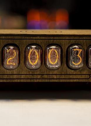 Ламповий годинник nixie clock на іn12 nixie clock в стилі ретро вінтаж