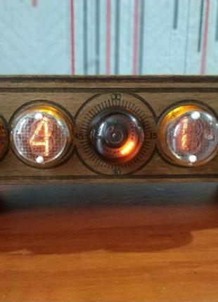 Годинник лампові на ін 4 + декатрон ог3 nixie clock6 фото