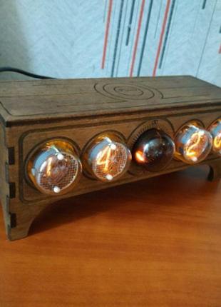 Часы ламповые  на ин 4 + декатрон ог3 nixie clock2 фото