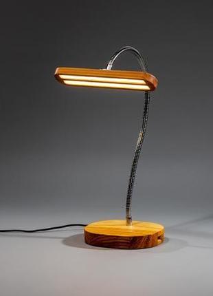Настільна світлодіодна сенсорна лампа з usb-зарядний пристрій/гнучка гусяча шия/сірий чорний гусак4 фото