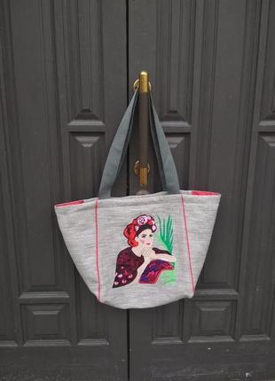 Женская сумка пляжная сумка шопер2 фото