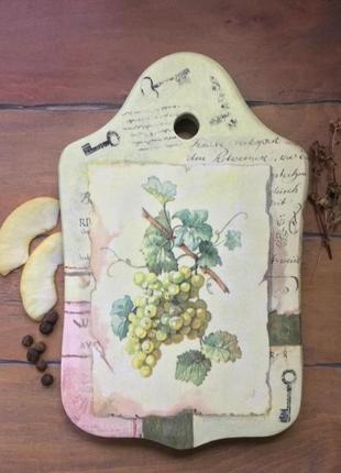 Кухонная доска "гроздь винограда"1 фото