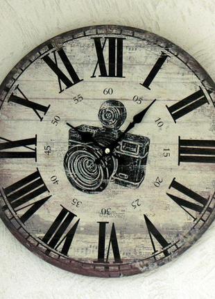 Настінний годинник аналоговий мдф d34см гранд презент 1021692-...