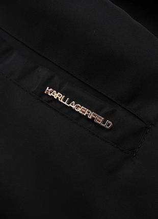 Черная куртка karl lagerfeld трансформер жилет9 фото