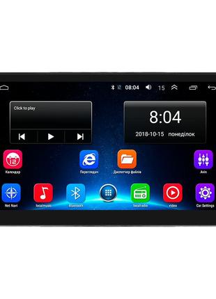 Штатна магнітола lesko для toyota highlander i (u20) 2001-2003 екран 9" 2/32gb wi-fi gps base