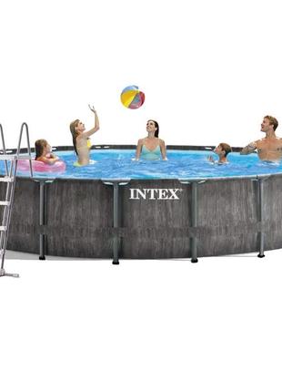 Каркасний басейн intex 26744 - 1, 549 x 122 см (сходи, підстил...