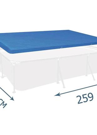 Тент-чохол для каркасного басейну bestway 58105, 259 х 170 см