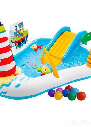 Надувний ігровий центр intex 57162-1 «весела рибалка», 218 x 1...