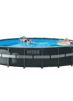 Каркасний басейн intex 26340 — 0 (чаша, каркас), 732 x 132 см